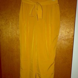 Mustard Pants w/ Bow